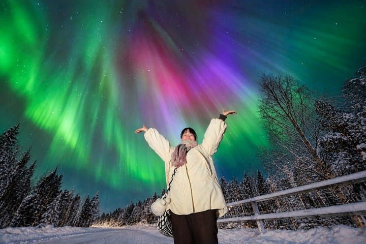 Rovaniemi: Northern Lights Tour | Photos & 100% Guarantee Refund